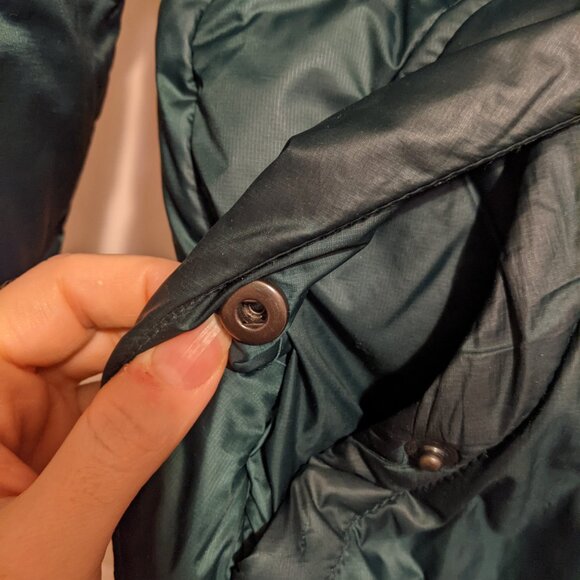 Gap puffer coat green sz small - Picture 6 of 6